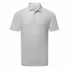 Galvingreen Galvin Green Maverick Golf Polo Shirt 2 Galvingreen Galvin Green Maverick Golf Polo Shirt -Golf Shirts Sales Galvin Green SS23 Maverick Polo Shirt G137207 SHGAL599 S Cool Grey White Front