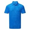 Galvingreen Galvin Green Maverick Golf Polo Shirt 1 Galvingreen Galvin Green Maverick Golf Polo Shirt -Golf Shirts Sales Galvin Green SS23 Maverick Polo Shirt G137261 SHGAL601 S Blue White Front