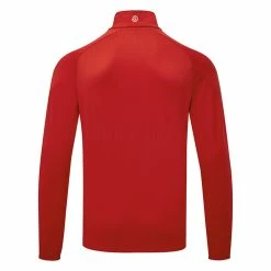 Galvingreen Galvin Green Drake Insula Golf Pullover 8 Galvingreen Galvin Green Drake Insula Golf Pullover -Golf Shirts Sales Galvin Green SS19 Drake Insula Half Zip Pullover G783222 Code SWGAL266 Red back