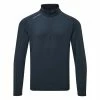 Galvingreen Galvin Green Drake Insula Golf Pullover 2 Galvingreen Galvin Green Drake Insula Golf Pullover -Golf Shirts Sales Galvin Green SS19 Drake Insula Half Zip Pullover G783233 Code SWGAL267 Navy Front