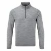 Galvingreen Galvin Green Dixon Insula Golf Pullover 2 Galvingreen Galvin Green Dixon Insula Golf Pullover -Golf Shirts Sales Galvin Green SS20 Dixon Half Zip Pullover G797370 Code SWGAL305 LIGHT GREY Front