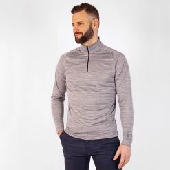 Galvingreen Galvin Green Dixon Insula Golf Pullover 9 Galvingreen Galvin Green Dixon Insula Golf Pullover -Golf Shirts Sales Galvin Green SS20 Dixon Half Zip Pullover G797370 Code SWGAL305 LIGHT GREY Model 1
