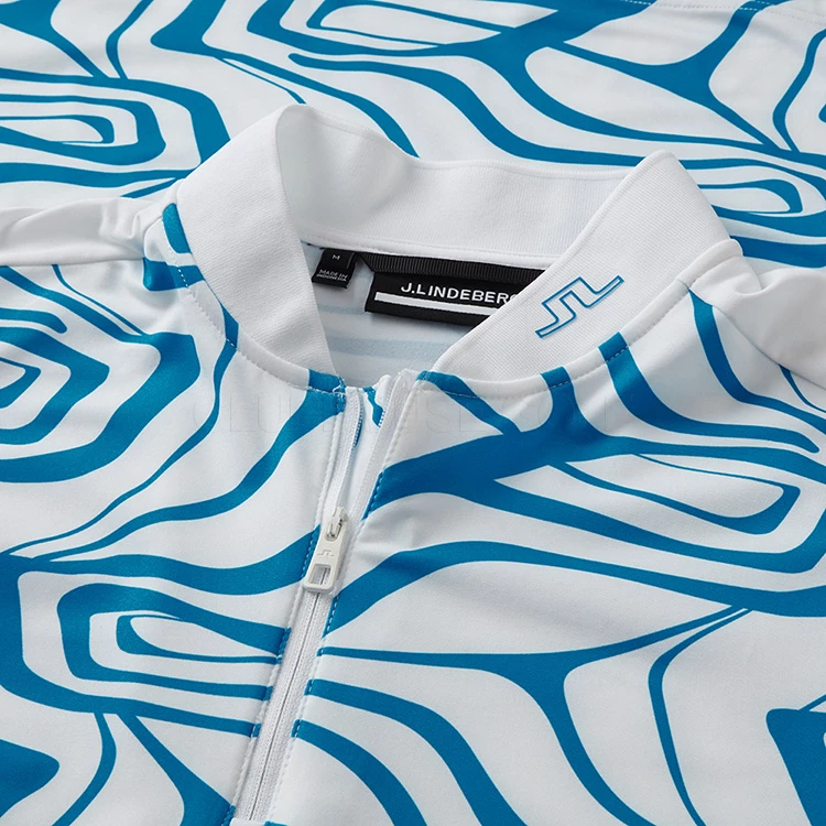 Jlindeberg J.Lindeberg August Print 1/4 Zip Golf Sweater 4 Jlindeberg J.Lindeberg August Print 1/4 Zip Golf Sweater - Image 2