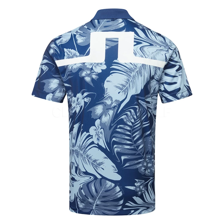Jlindeberg J.Lindeberg Martin Print Golf Polo Shirt 5 Jlindeberg J.Lindeberg Martin Print Golf Polo Shirt - Image 3