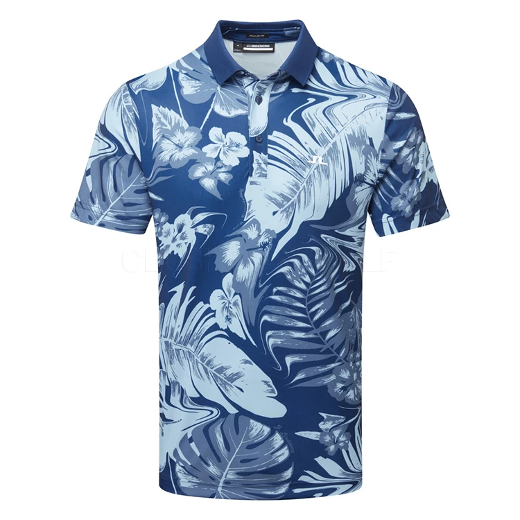Jlindeberg J.Lindeberg Martin Print Golf Polo Shirt 3 Jlindeberg J.Lindeberg Martin Print Golf Polo Shirt