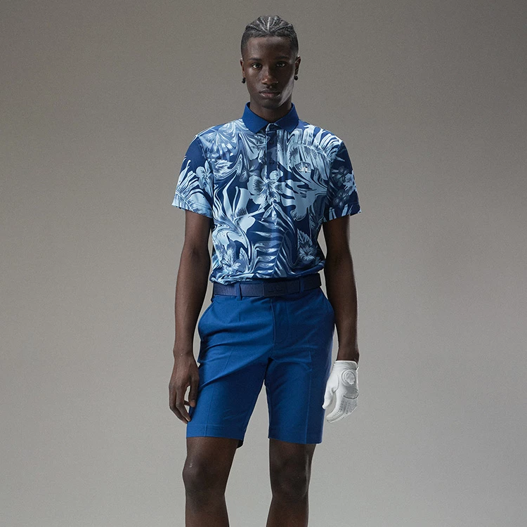 Jlindeberg J.Lindeberg Martin Print Golf Polo Shirt 6 Jlindeberg J.Lindeberg Martin Print Golf Polo Shirt - Image 4