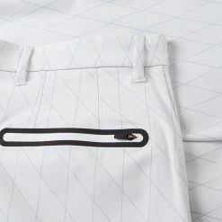 Jlindeberg J.Lindeberg Active Argyle Golf Shorts -Golf Shirts Sales J.Lindeberg SS22 Active Argyl Golf Short P1345071 White Detail