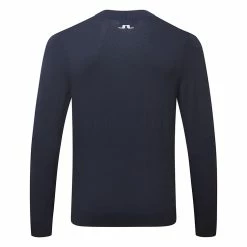 Jlindeberg J.Lindeberg Gus Golf Sweater 10 Jlindeberg J.Lindeberg Gus Golf Sweater -Golf Shirts Sales J.Lindeberg SS22 Gus Golf Sweater GMKW05753 6855 Code SWLIN060 M JL Navy White Back