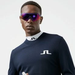 Jlindeberg J.Lindeberg Gus Golf Sweater 12 Jlindeberg J.Lindeberg Gus Golf Sweater -Golf Shirts Sales J.Lindeberg SS22 Gus Golf Sweater GMKW05753 6855 Code SWLIN060 M JL Navy White Model 2