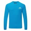 Jlindeberg J.Lindeberg Gus Golf Sweater 1 Jlindeberg J.Lindeberg Gus Golf Sweater -Golf Shirts Sales J.Lindeberg SS22 Gus Sweater GMKW04726 O253 Code SWLIN075 M Blue Danube Front