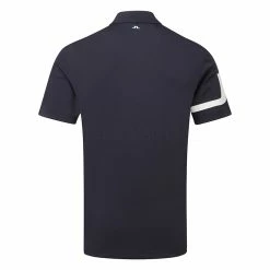 Jlindeberg J.Lindeberg Heath Golf Polo Shirt 10 Jlindeberg J.Lindeberg Heath Golf Polo Shirt -Golf Shirts Sales J.Lindeberg SS22 Heath Regular Fit Polo GMJT06335 6855 Code SHLIN061 M JL Navy Back