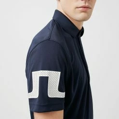 Jlindeberg J.Lindeberg Heath Golf Polo Shirt 12 Jlindeberg J.Lindeberg Heath Golf Polo Shirt -Golf Shirts Sales J.Lindeberg SS22 Heath Regular Fit Polo GMJT06335 6855 Code SHLIN061 M JL Navy Model 2