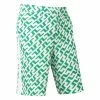 Jlindeberg J.Lindeberg Kim Print Golf Shorts -Golf Shirts Sales J.Lindeberg SS22 Kim Print Golf Shorts GMPA06306 M473 Code TSLIN021 34 W Parakeet 3D Bridge Monogram Front
