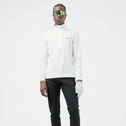 Jlindeberg J.Lindeberg Luke 1/2 Zip Golf Sweater 11 Jlindeberg J.Lindeberg Luke 1/2 Zip Golf Sweater -Golf Shirts Sales J.Lindeberg SS22 Luke Half Zip Mid Layer GMJS06340 0000 Code SWLIN044 M White Black model 1