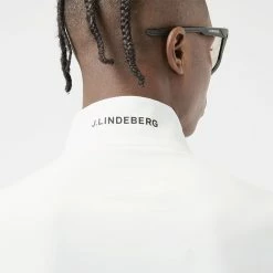 Jlindeberg J.Lindeberg Luke 1/2 Zip Golf Sweater 12 Jlindeberg J.Lindeberg Luke 1/2 Zip Golf Sweater -Golf Shirts Sales J.Lindeberg SS22 Luke Half Zip Mid Layer GMJS06340 0000 Code SWLIN044 M White Black model 2