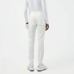 Jlindeberg J.Lindeberg Rick Cuff Jogger Golf Trouser -Golf Shirts Sales J.Lindeberg SS22 Rick Golf Trouser White GMPA06302 0000 Code TRLIN026 34 W 32 Leg Model 2
