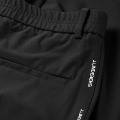 Jlindeberg J.Lindeberg Stuart Stripe Golf Trouser -Golf Shirts Sales J.Lindeberg SS22 Stuart Stripe Golf Trouser Black GMPA05716 9999 Code TRLIN022 34 W 32 Leg Detail