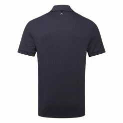 Jlindeberg J.Lindeberg Tour Tech Golf Polo Shirt -Golf Shirts Sales J.Lindeberg SS22 Tour Tech Reg Fit Golf Polo GMJT06337 6855 Code SHLIN064 M JL Navy White Back