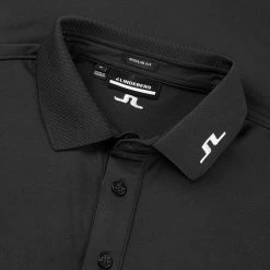 Jlindeberg J.Lindeberg Tour Tech Golf Polo Shirt 6 Jlindeberg J.Lindeberg Tour Tech Golf Polo Shirt -Golf Shirts Sales J.Lindeberg SS22 Tour Tech Reg Fit Golf Polo GMJT06337 9999 Code SHLIN063 M Black White Detail