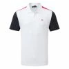 Jlindeberg J.Lindeberg Andie Golf Polo Shirt -Golf Shirts Sales J.Lindeberg SS23 Andi Regular Fit Polo GMJT09663 000 SHLIN204 White Front