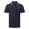 Jlindeberg J.Lindeberg Glen Golf Polo Shirt 2 Jlindeberg J.Lindeberg Glen Golf Polo Shirt -Golf Shirts Sales J.Lindeberg SS23 Glen Regular Fit Polo GMJT07614 6855 SHLIN182 JL NavyRusset Orange Front