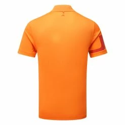 Jlindeberg J.Lindeberg Heath Golf Polo Shirt 7 Jlindeberg J.Lindeberg Heath Golf Polo Shirt -Golf Shirts Sales J.Lindeberg SS23 Heath Regular Fit Polo GMJT07621 I068 SHLIN178 Russet Orange Chili Pepper Back