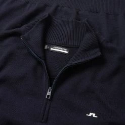 Jlindeberg J.Lindeberg Kian 1/4 Zip Golf Sweater 6 Jlindeberg J.Lindeberg Kian 1/4 Zip Golf Sweater -Golf Shirts Sales J.Lindeberg SS23 Kian Zipped Sweater GMKW06357 6855 SWLIN098 Detail