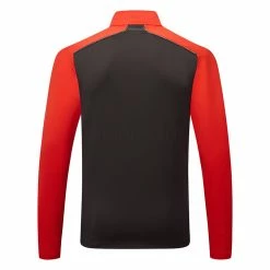 Jlindeberg J.Lindeberg Terry 1/4 Zip Golf Sweater 7 Jlindeberg J.Lindeberg Terry 1/4 Zip Golf Sweater -Golf Shirts Sales J.Lindeberg SS23 Terry Mid Layer AMJS07868 G135 SWLIN109 FieryRedJLNavy Back