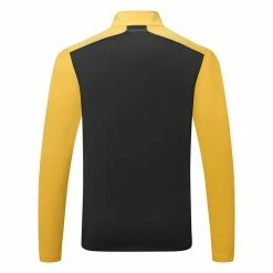 Jlindeberg J.Lindeberg Terry 1/4 Zip Golf Sweater 7 Jlindeberg J.Lindeberg Terry 1/4 Zip Golf Sweater -Golf Shirts Sales J.Lindeberg SS23 Terry Mid Layer AMJS07868 I040 SWLIN108 CitrusJL NavyWhite Back