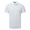 Jlindeberg J.Lindeberg Tour Tech Print Golf Polo Shirt -Golf Shirts Sales J.Lindeberg SS23 Tour Tech Reg Fit Print Polo GMJT07644 A035 SHLIN171 Front