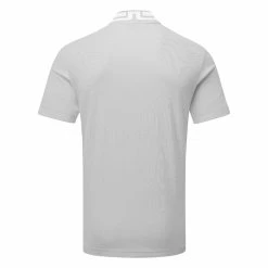 Jlindeberg J.Lindeberg Tyson Golf Polo Shirt -Golf Shirts Sales J.Lindeberg SS23 Tyson Regular Fit Polo GMJT07647 U232 SHLIN188 High RiseWhite Back
