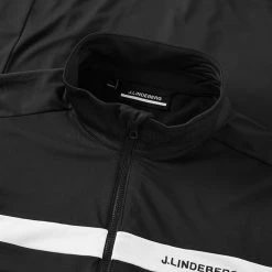 Jlindeberg J.Lindeberg Jarvis Full Zip Golf Jacket 7 Jlindeberg J.Lindeberg Jarvis Full Zip Golf Jacket -Golf Shirts Sales J.Lindeberg AW21 Jarvis Full Zip Sweater Jacket GMJS03873 Code SWLIN019 L Black White detail