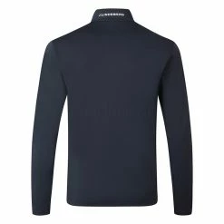 Jlindeberg J.Lindeberg Luke 1/2 Zip Golf Sweater -Golf Shirts Sales J.Lindeberg AW21 Luke 1 2 Zip Sweater SMJSO4437 Code SWLIN022 L Navy White back