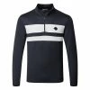 Jlindeberg J.Lindeberg Bran 1/2 Zip Golf Sweater 1 Jlindeberg J.Lindeberg Bran 1/2 Zip Golf Sweater -Golf Shirts Sales J.Lindeberg GMJS08145 6855 M Bran Mid Layer UK SMU JL Navy SWLIN090 Front