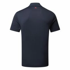 Jlindeberg J.Lindeberg Diamond Golf Polo Shirt -Golf Shirts Sales J.Lindeberg GMJT06475 6855 M Diamond Regular Fit Polo JL Navy Back