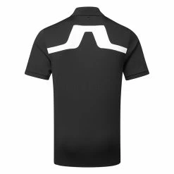 Jlindeberg J.Lindeberg KV Golf Polo Shirt -Golf Shirts Sales J.Lindeberg GMJT06620 9999 M KV Regular Fit Polo Black SHLIN126 Back