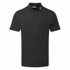 Jlindeberg J.Lindeberg KV Golf Polo Shirt 2 Jlindeberg J.Lindeberg KV Golf Polo Shirt -Golf Shirts Sales J.Lindeberg GMJT06620 9999 M KV Regular Fit Polo Black SHLIN126 Front