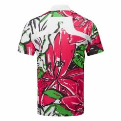 Jlindeberg J.Lindeberg Tour Collection KV Golf Polo Shirt -Golf Shirts Sales J.Lindeberg SS23 KV Golf Polo GMJT08555 Q113 Azalea Back