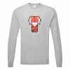 Nike Frank Crew Neck Golf Sweater 1 Nike Frank Crew Neck Golf Sweater -Golf Shirts Sales Nike AW22 TW Graphic Crew Neck Sweater DN1961 063 SWNIK259 S Grey Heather White Front