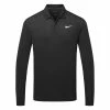 Nike Dry Victory Solid Long Sleeve Golf Polo Shirt 1 Nike Dry Victory Solid Long Sleeve Golf Polo Shirt -Golf Shirts Sales Nike Golf AW22 Dri Fit Victory Solid Long Sleeve Shirt DN2344 010 SHNIK815 S Black White Front