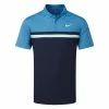 Nike Dry Victory Colourblock Golf Polo Shirt 2 Nike Dry Victory Colourblock Golf Polo Shirt -Golf Shirts Sales Nike SS22 Dri Fit Victory Colourblock Polo Shirt DH0845 469 Code SHNIK795 Front