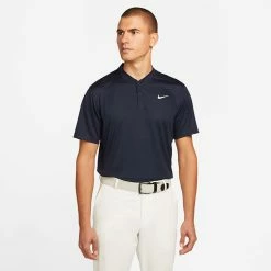Nike Dry Victory Blade Golf Polo Shirt 11 Nike Dry Victory Blade Golf Polo Shirt -Golf Shirts Sales Nike SS22 Dry Victory Blade Golf Polo Shirt DH0838 451 M SHNIK775 Obsidian White model 1