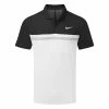 Nike Dry Victory Colourblock Golf Polo Shirt 2 Nike Dry Victory Colourblock Golf Polo Shirt -Golf Shirts Sales Nike SS22 Dry Victory Colourblock Golf Polo Shirt DH0845 010 M Black White Smoke Grey Front