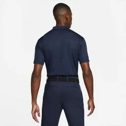 Nike Dry Victory Colourblock Golf Polo Shirt 13 Nike Dry Victory Colourblock Golf Polo Shirt -Golf Shirts Sales Nike SS22 Dry Victory Colourblock Golf Polo Shirt DH0845 451 M Obsidian White Smoke Grey Model 3