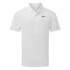 Nike Dry Victory Solid Golf Polo Shirt 2 Nike Dry Victory Solid Golf Polo Shirt -Golf Shirts Sales Nike SS22 Dry Victory Solid Golf Polo Shirt DH0822 100 M White Black Front