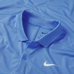 Nike Dry Victory Solid Golf Polo Shirt 9 Nike Dry Victory Solid Golf Polo Shirt -Golf Shirts Sales Nike SS22 Dry Victory Solid Golf Polo Shirt DH0822 412 M SHNIK780 University Blue White Detail