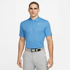 Nike Dry Victory Solid Golf Polo Shirt 11 Nike Dry Victory Solid Golf Polo Shirt -Golf Shirts Sales Nike SS22 Dry Victory Solid Golf Polo Shirt DH0822 412 M SHNIK780 University Blue White model 1