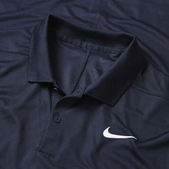 Nike Dry Victory Solid Golf Polo Shirt 9 Nike Dry Victory Solid Golf Polo Shirt -Golf Shirts Sales Nike SS22 Dry Victory Solid Golf Polo Shirt DH0822 451 M Obsidian White Detail