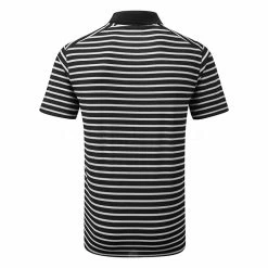Nike Dry Victory Stripe Golf Polo Shirt -Golf Shirts Sales Nike SS22 Dry Victory Stripe Golf Polo Shirt DH0829 010 M Black White Back