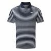 Nike Dry Victory Stripe Golf Polo Shirt 2 Nike Dry Victory Stripe Golf Polo Shirt -Golf Shirts Sales Nike SS22 Dry Victory Stripe Golf Polo Shirt DH0829 451 M Obsidian White Front